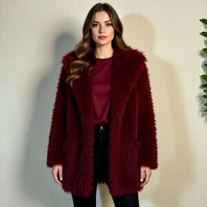 LOVE TREE COMFY FUZZY CARDIGAN, MEDIUM